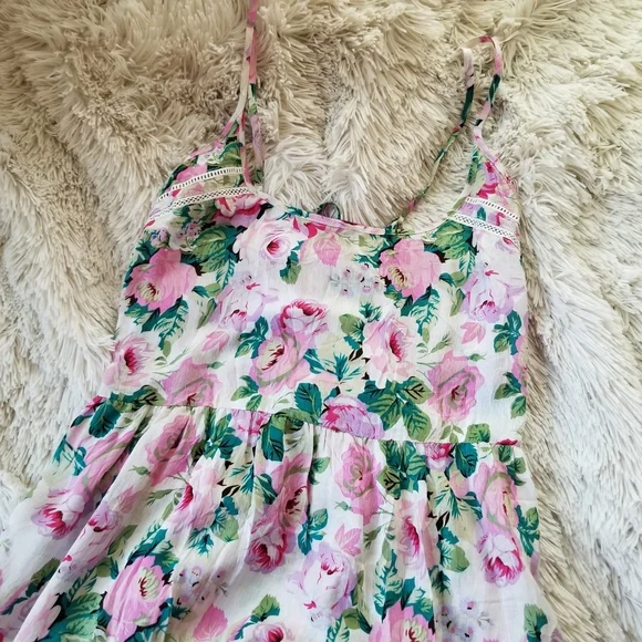 Anthropologie Eloise Lila Chemise floral dress SM - Picture 1 of 6